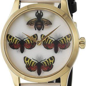 GUCCI G-Timeless Hologram Bee & Butterfly Motif Watch, Limited Edition YA1264109